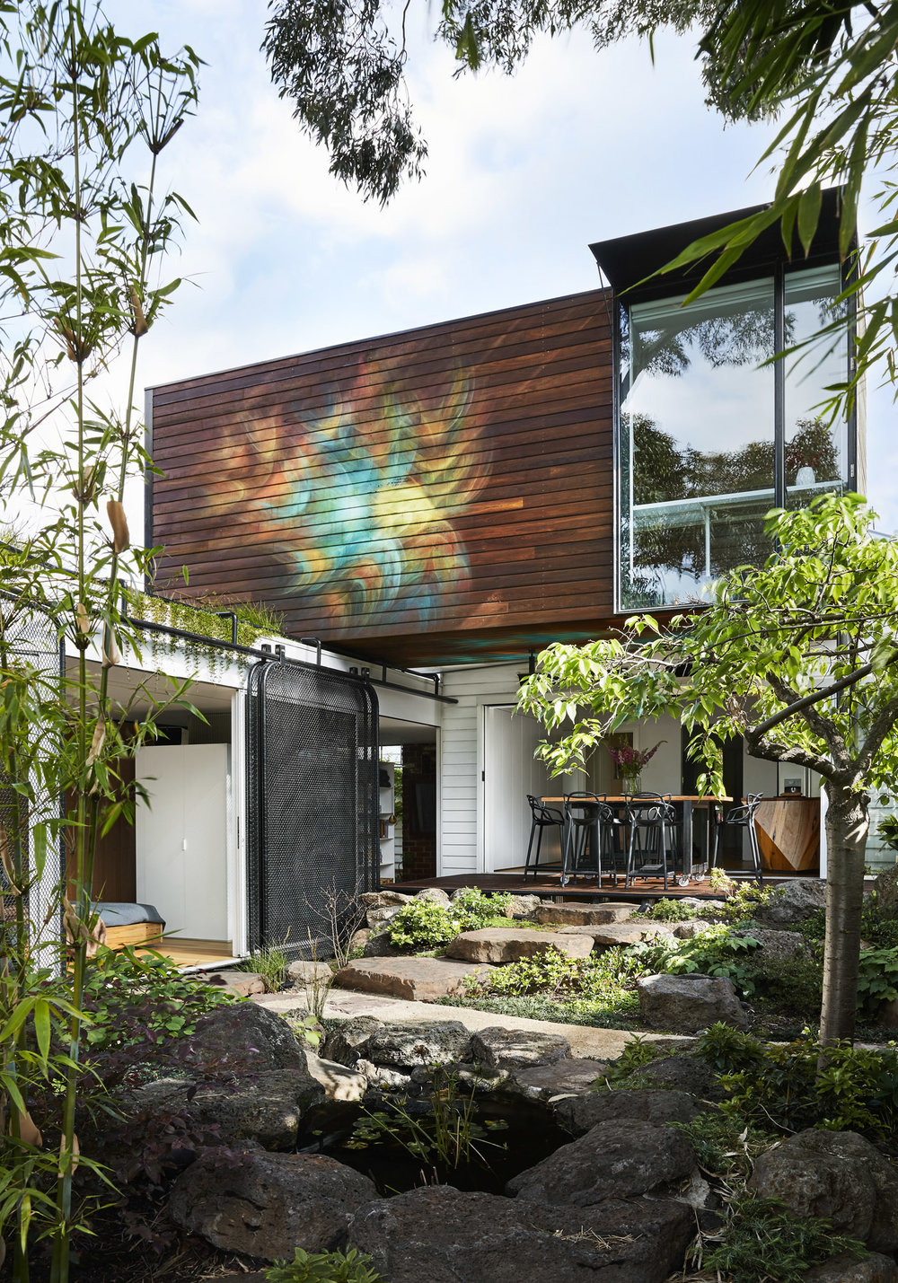 idesign kiah house ngoi nha thien dinh lam tu vat lieu tai che o uc 02