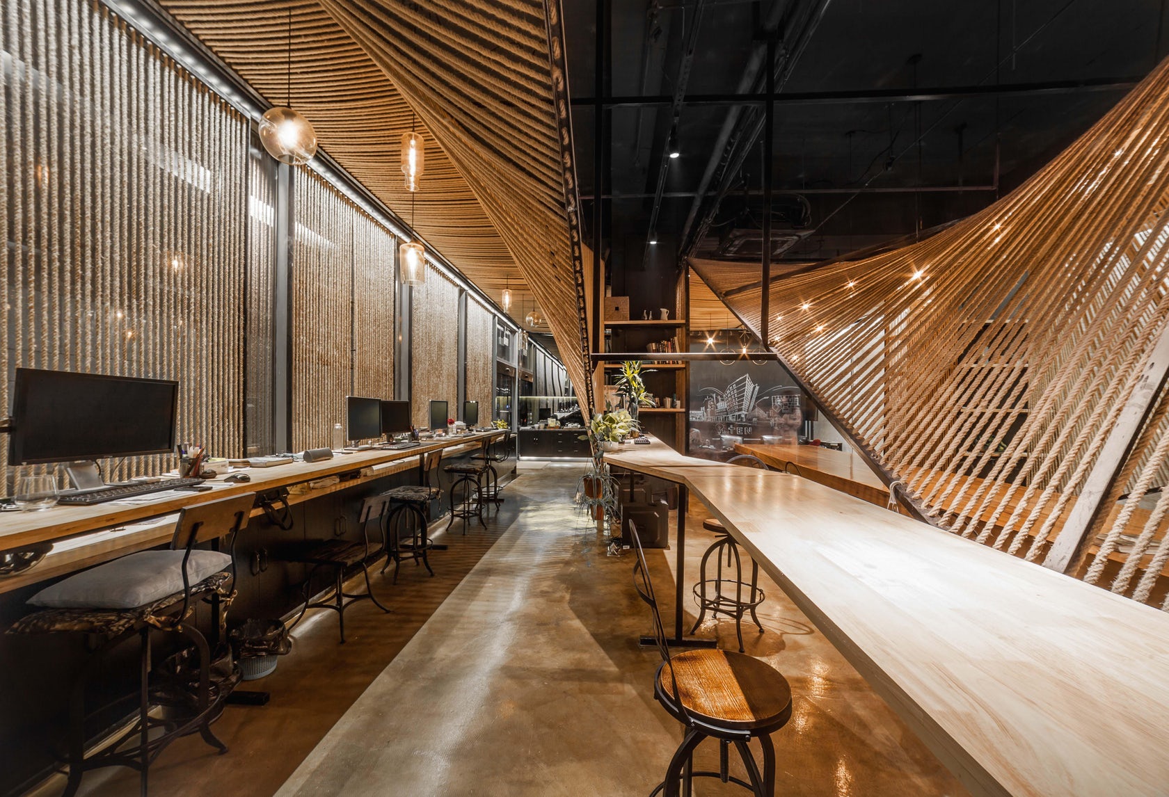 idesign chang can nhieu chi phi working space van dep nho tan dung vat lieu thien nhien 8