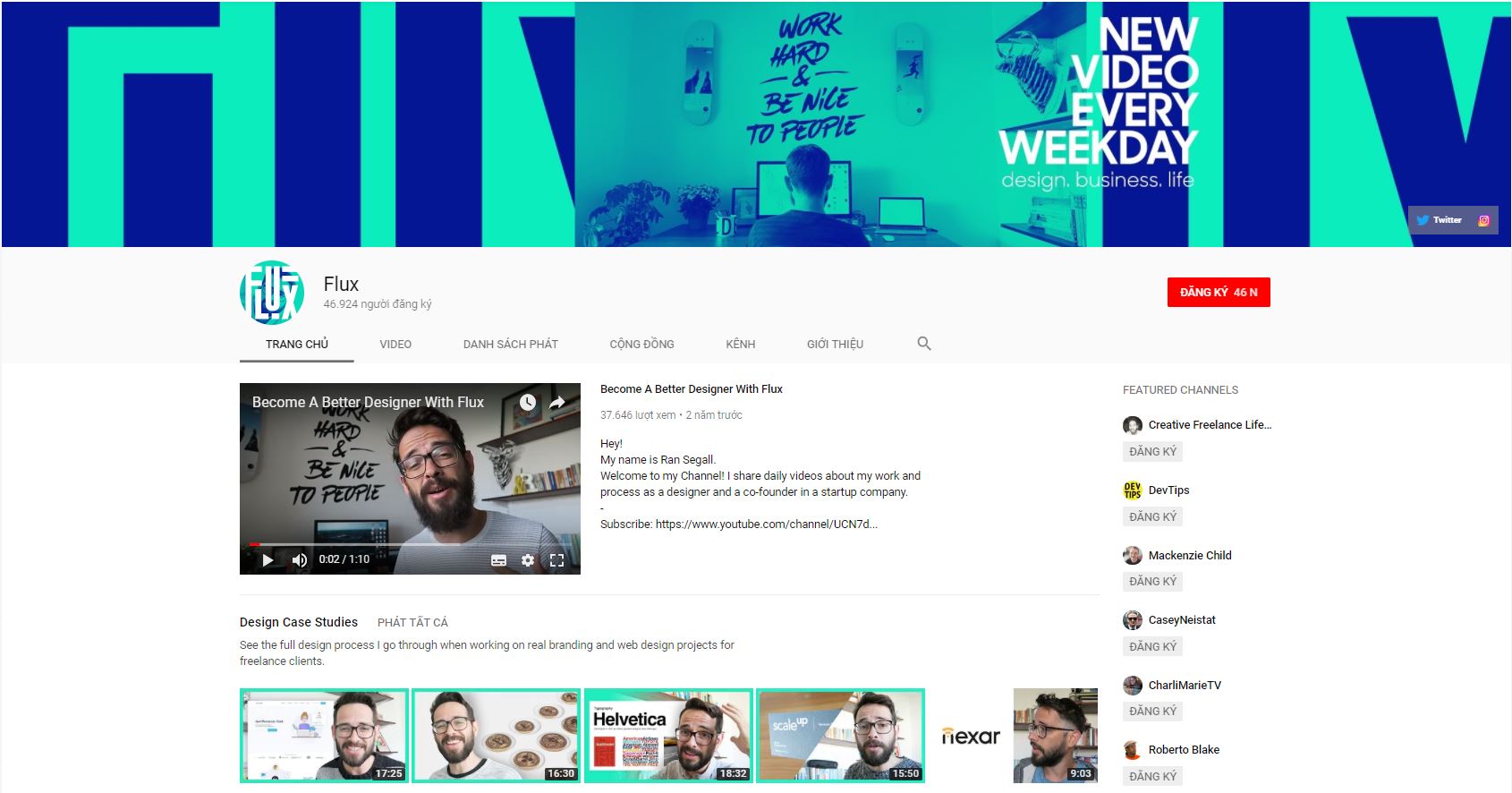 id kenh youtube cho ui 6