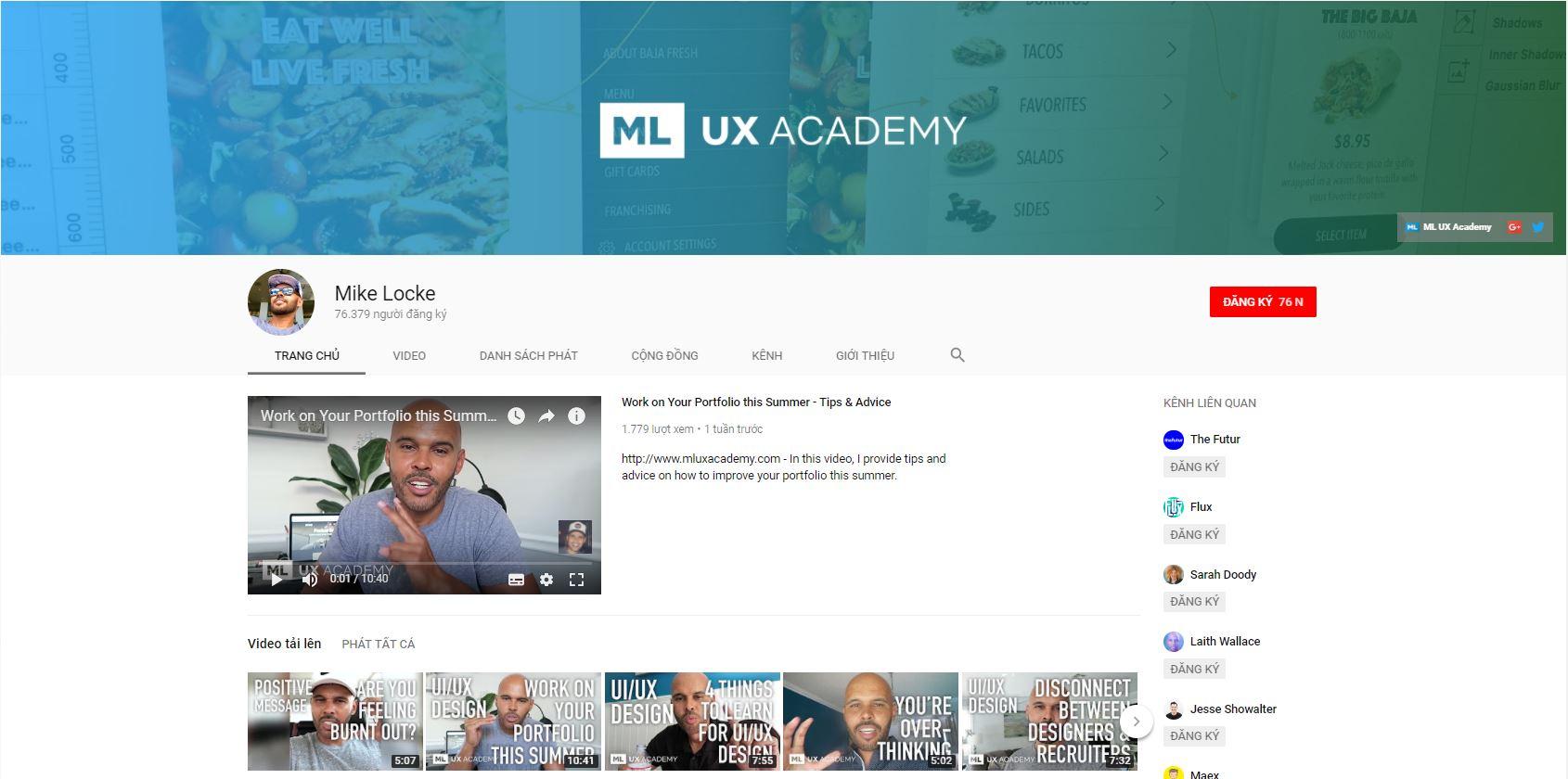 id kenh youtube cho ui 7