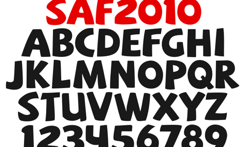 30 saf free font