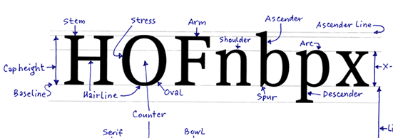 Thuật ngữ dành cho bạn yêu Typography (D-E-F-G)
