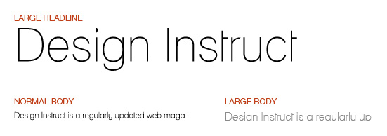 10 thin Sans Serif font miễn phí.