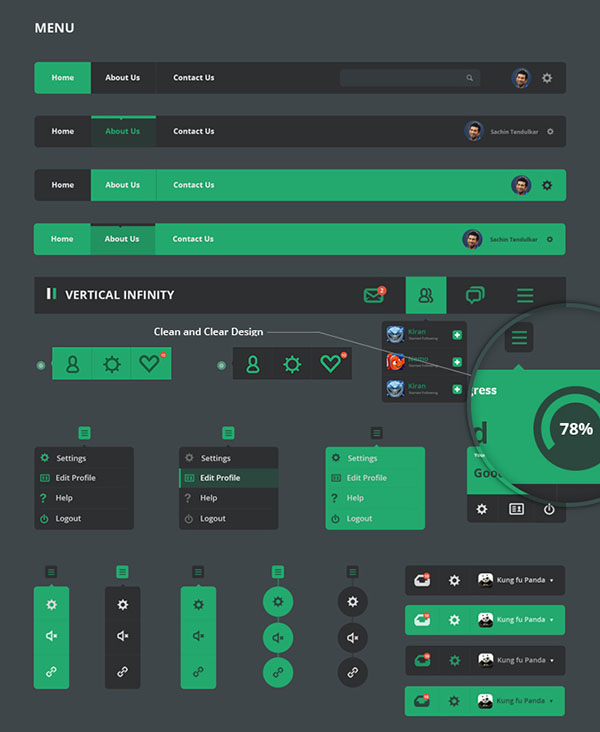 Vertical-Infinity-–-A-Mega-Flat-Style-UI-Kit-PSD