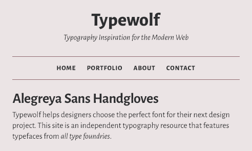 alegreya-sans-font-sample
