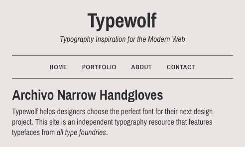 archivo-narrow-font-sample