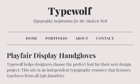 playfair-display-font-sample
