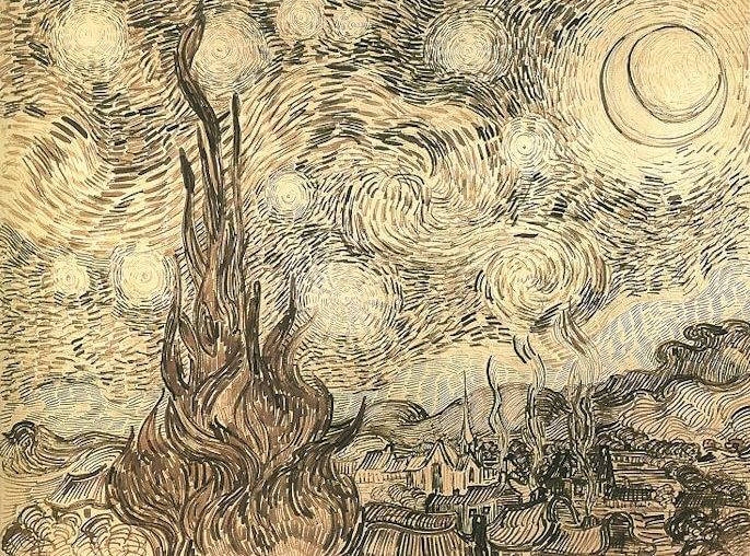 iDesign  The Starry Night của Vincent van Gogh