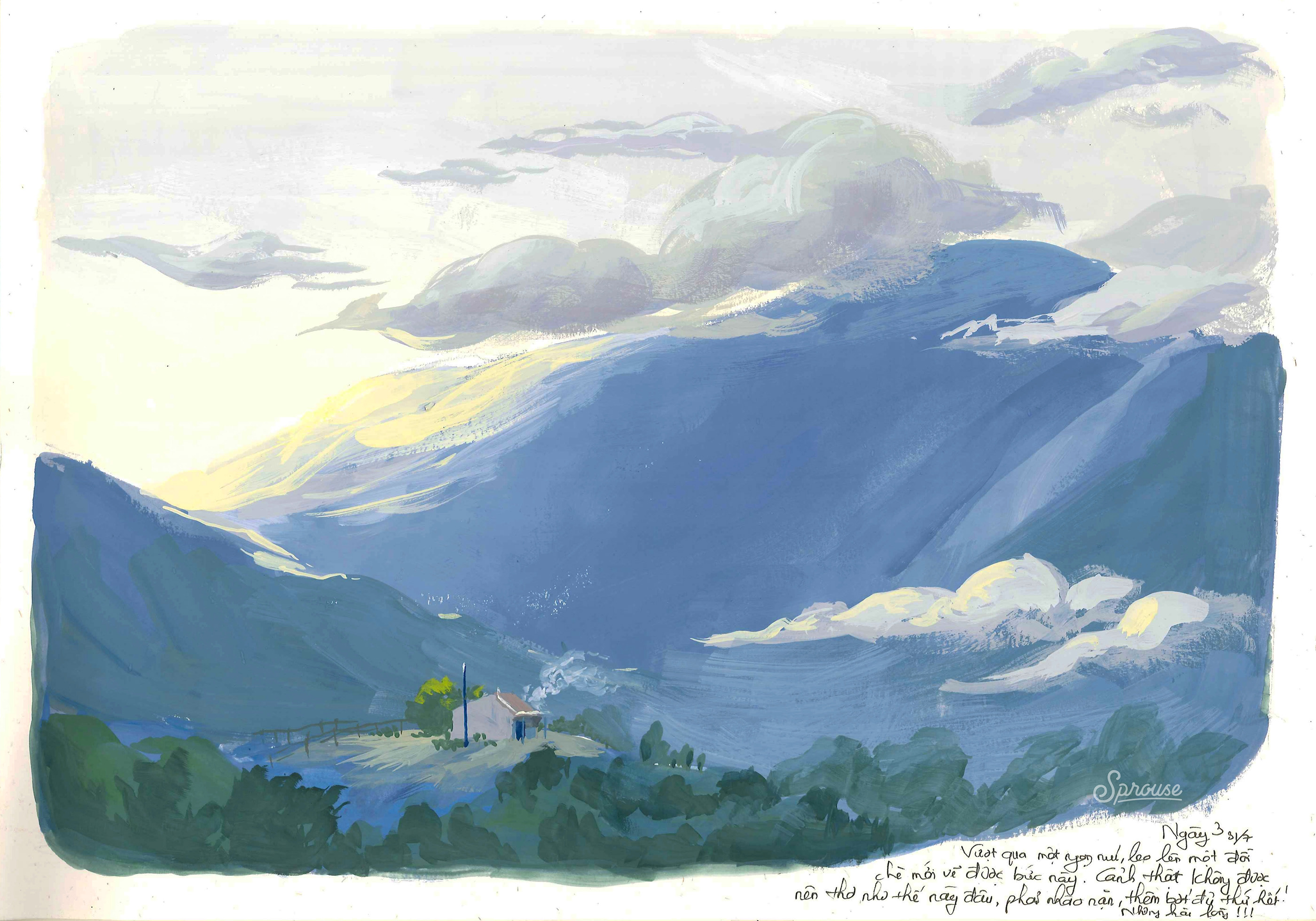 iDesign | Cảm hứng từ Đà Nẵng và Hội An, Alex Sprouse ký hoạ thiên nhiên  qua bộ tranh màu gouache