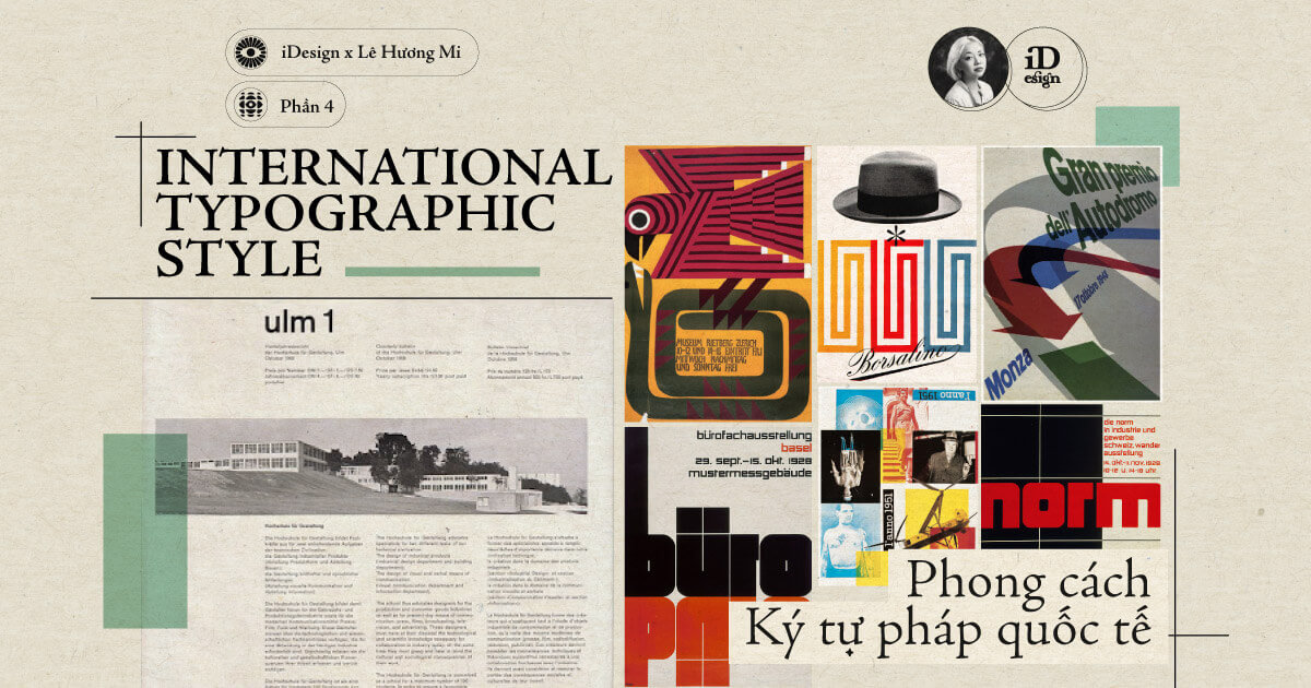 International Typographic Style / Phong cách Ký tự pháp Quốc tế (Phần 4)