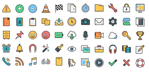 100 vector icon miễn phí