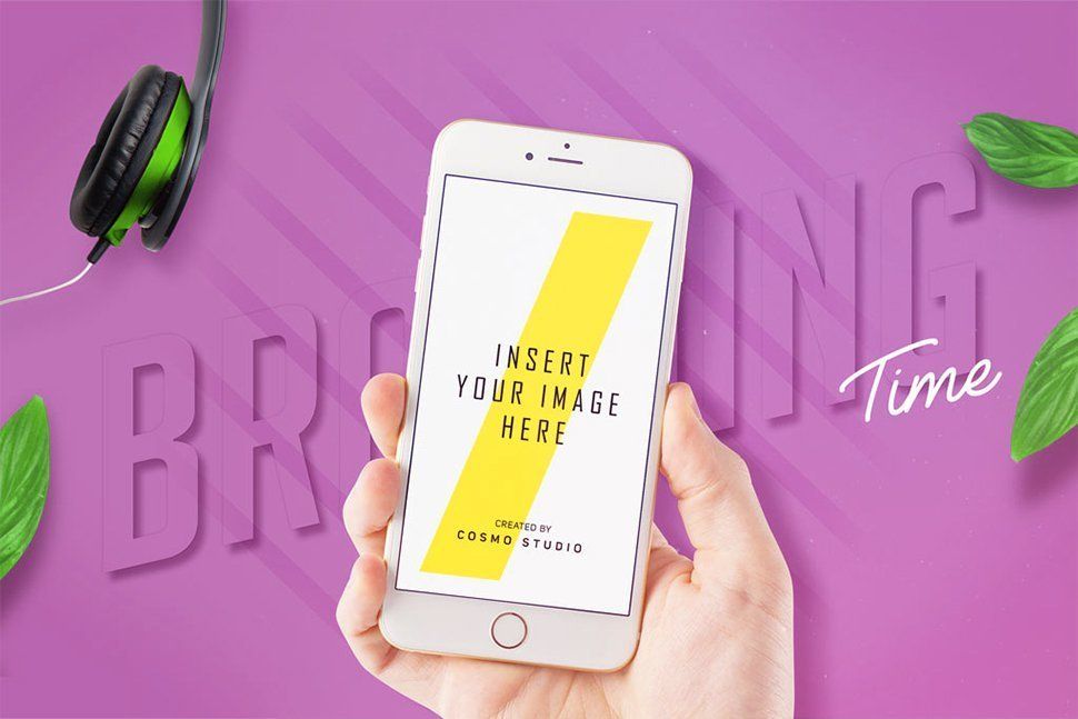 Mockup thiết kế điện thoại miễn phí