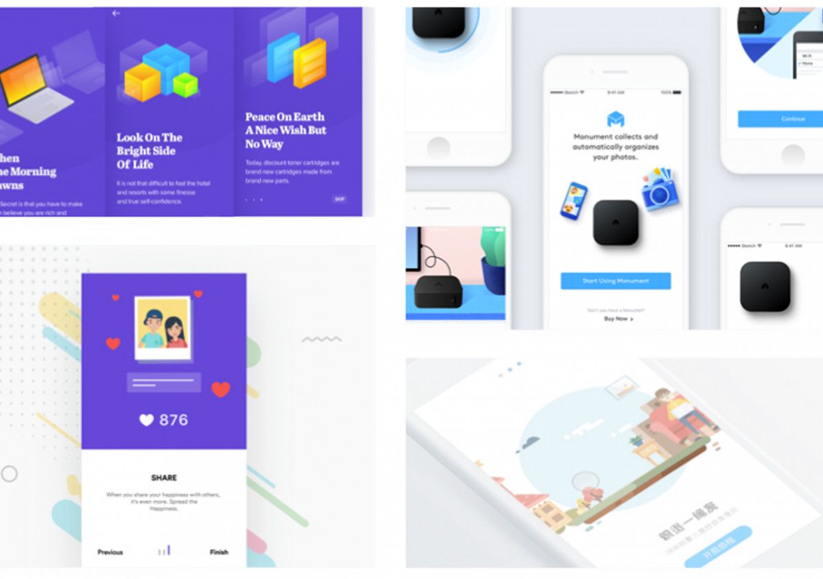 Những thiết kế trên mobile gợi cảm hứng