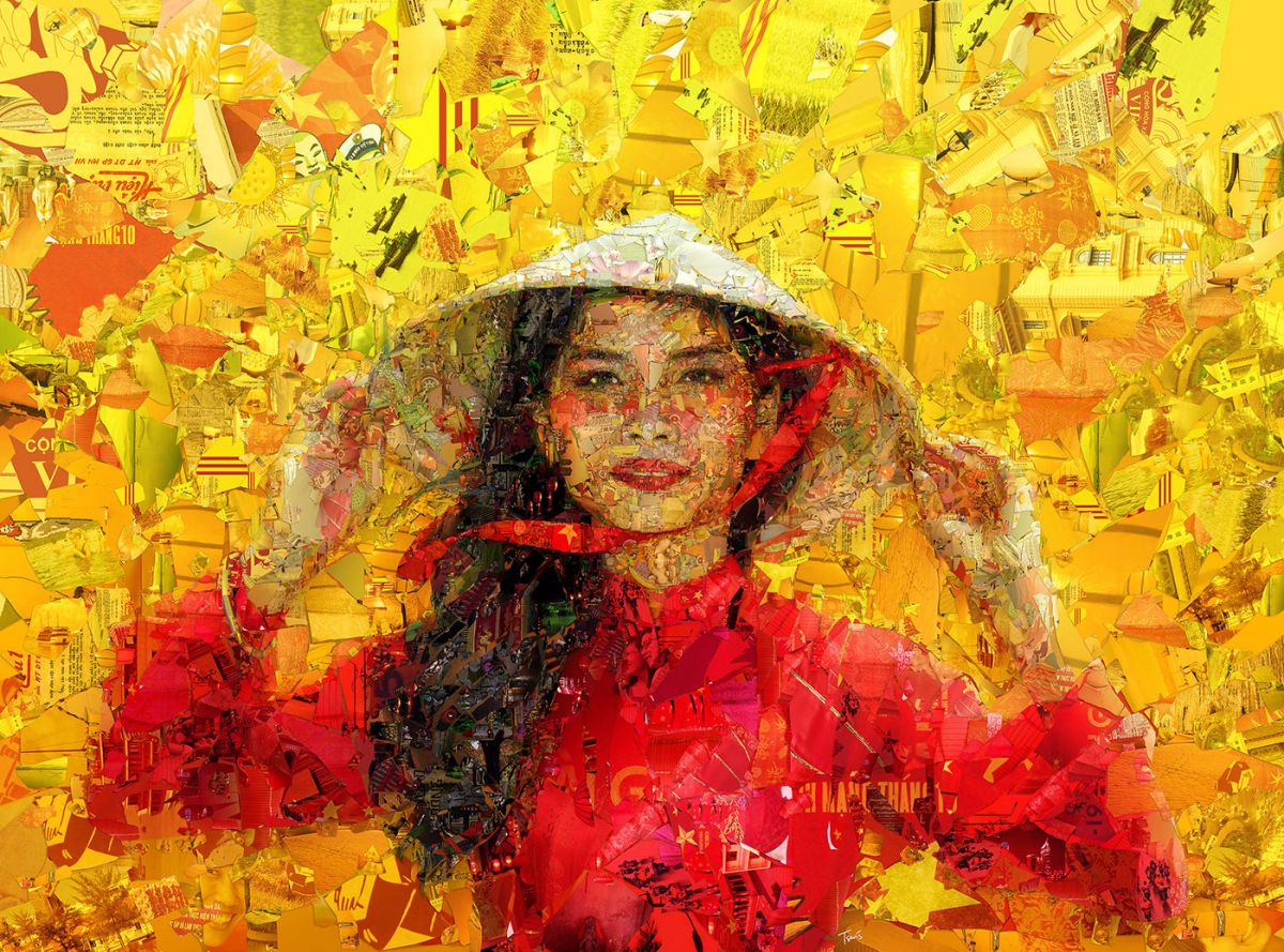 Những tác phẩm dựa trên nghệ thuật Mosaic của Charis Tsevis