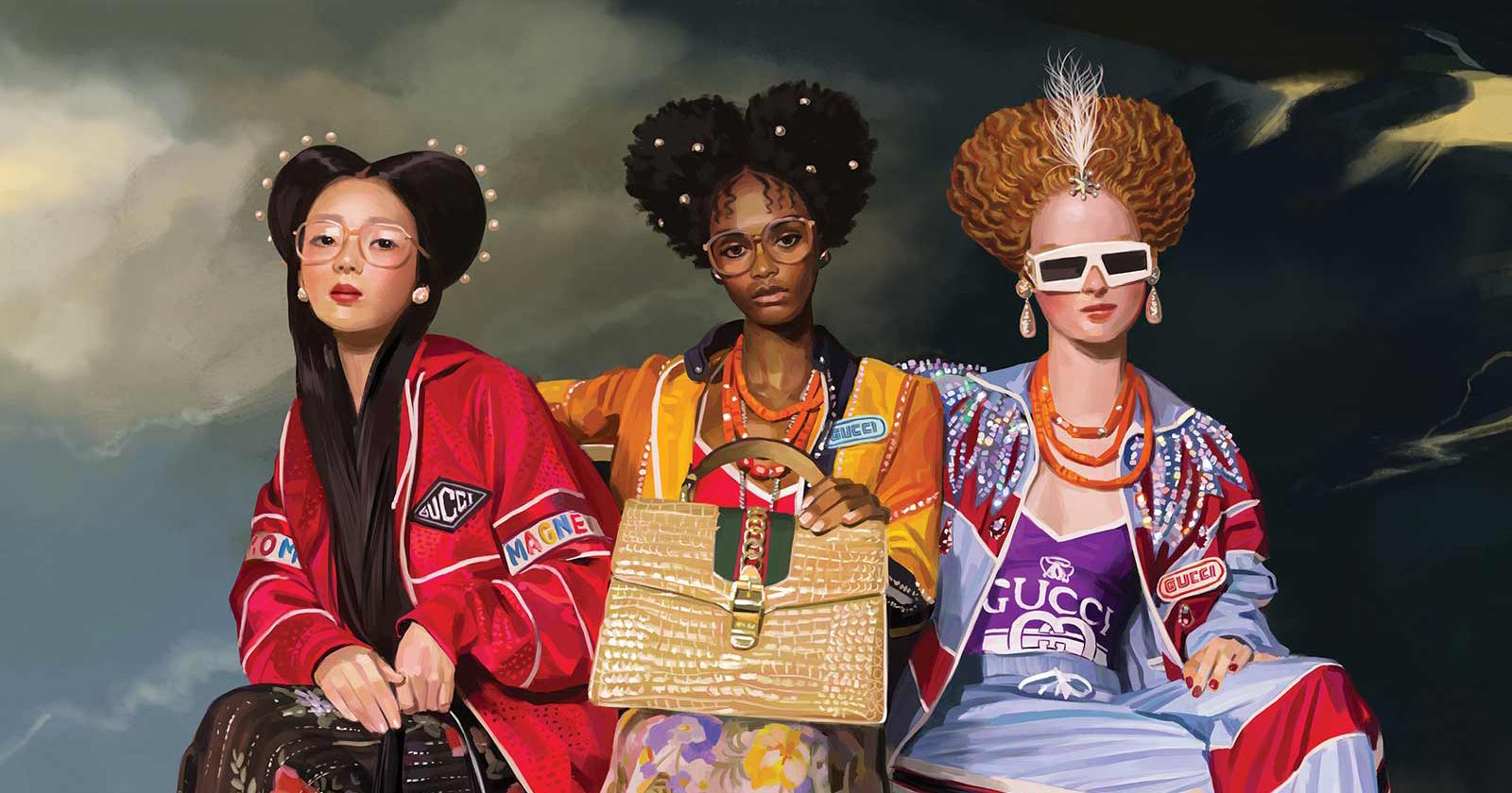 Utopian Fantasy - minh họa ấn tượng cho bộ sưu tập Gucci Xuân Hè 2018