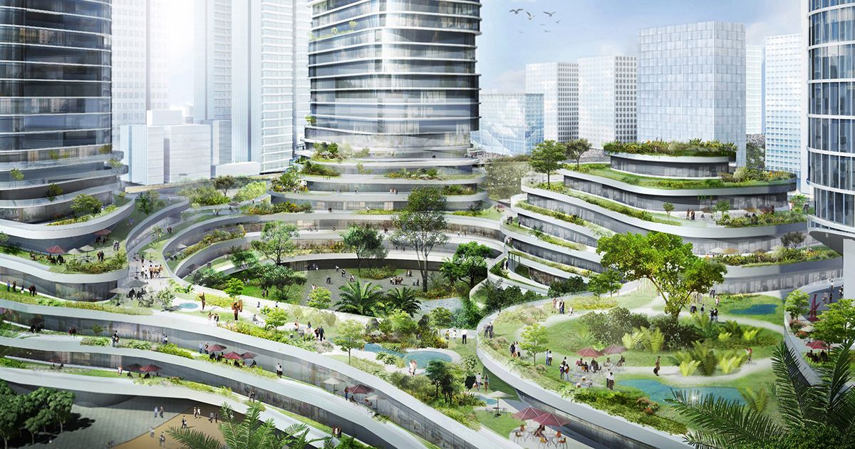 Empire City- toà nhà cao nhất TP. Hồ Chí Minh với cảm hứng từ ruộng bậc thang