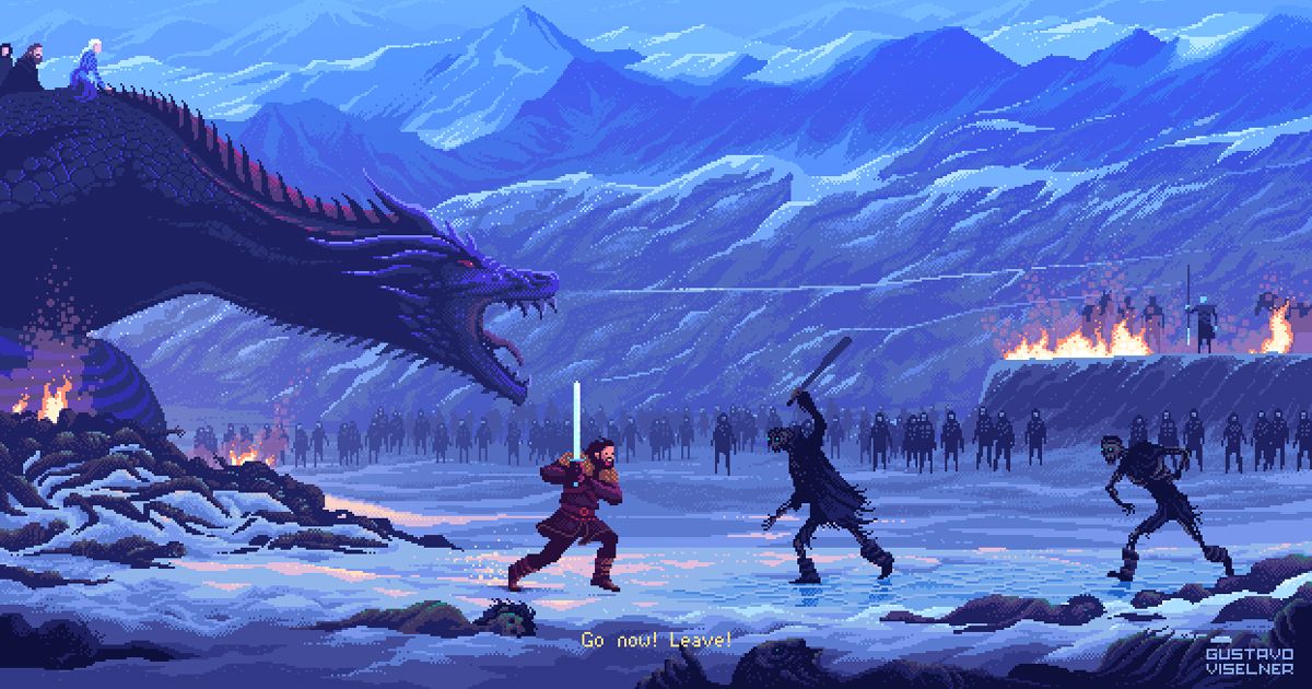 Các cảnh phim kinh điển qua pixel art