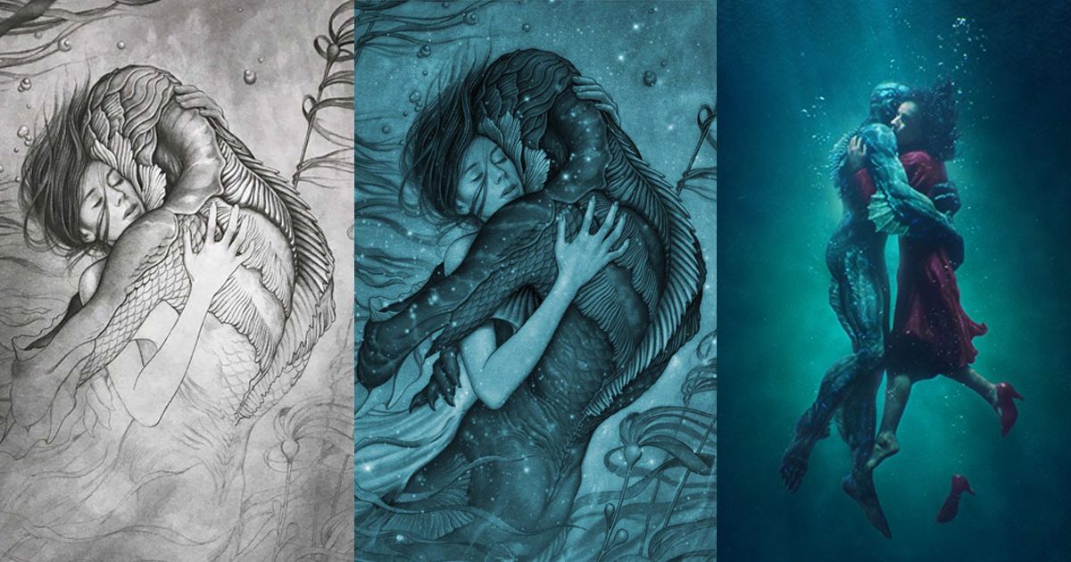 Hành trình hoàn thiện poster của The Shape of Water