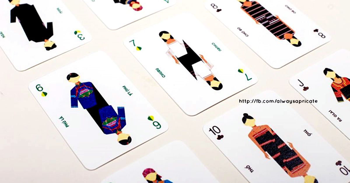 Bộ bài tây của 54 dân tộc Việt Nam