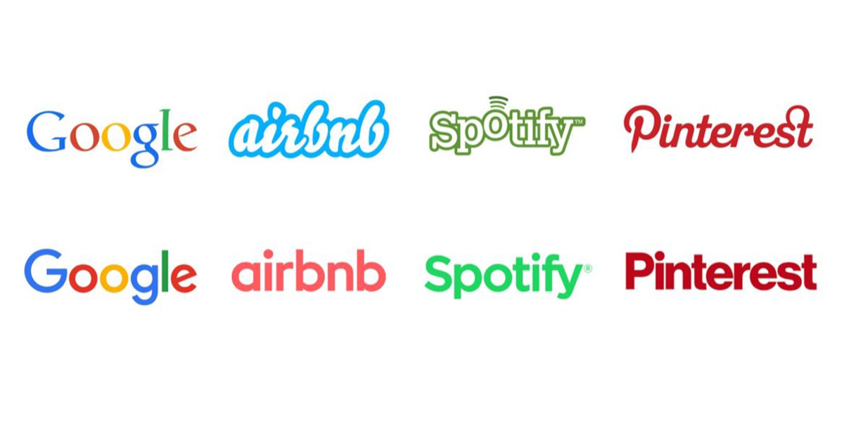 Tại sao Google, Airbnb và Pinterest đều có logo tương tự nhau như vậy?