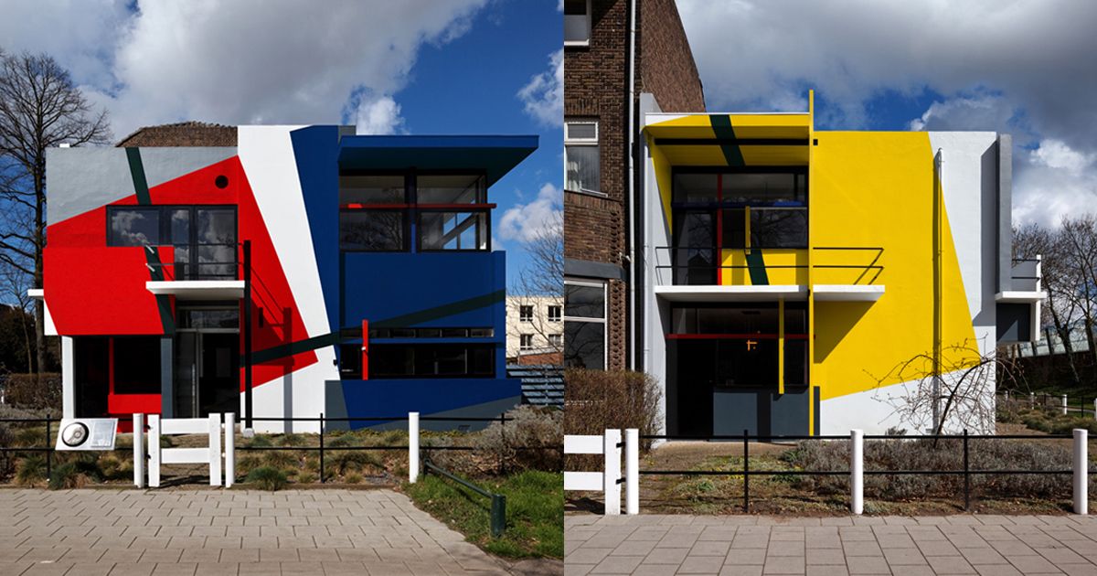 Ngôi nhà "bá đạo" - Rietveld van Doesburg - biểu tượng của phong trào De stijl