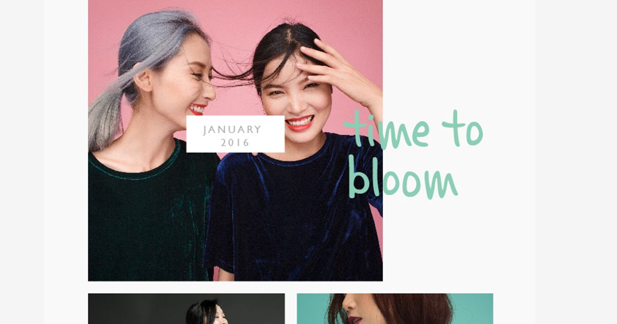 Trải nghiệm tự do cùng thiết kế web của hãng thời trang Nosbyn