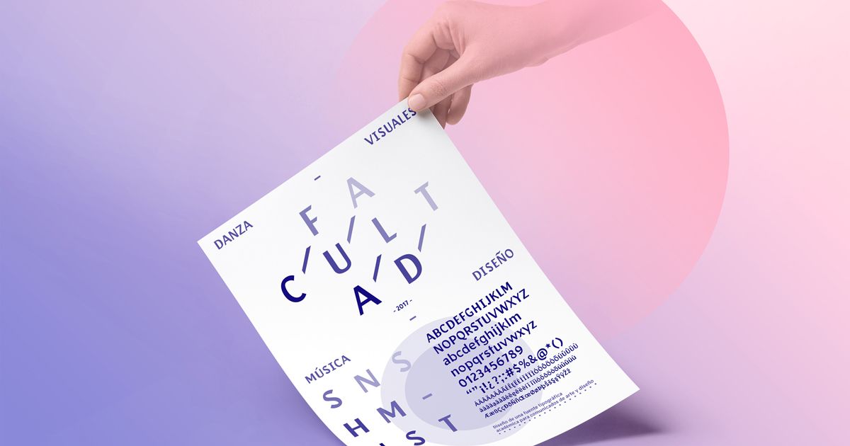 Typeface Facultad - Bộ chữ học thuật dành cho nhà thiết kế