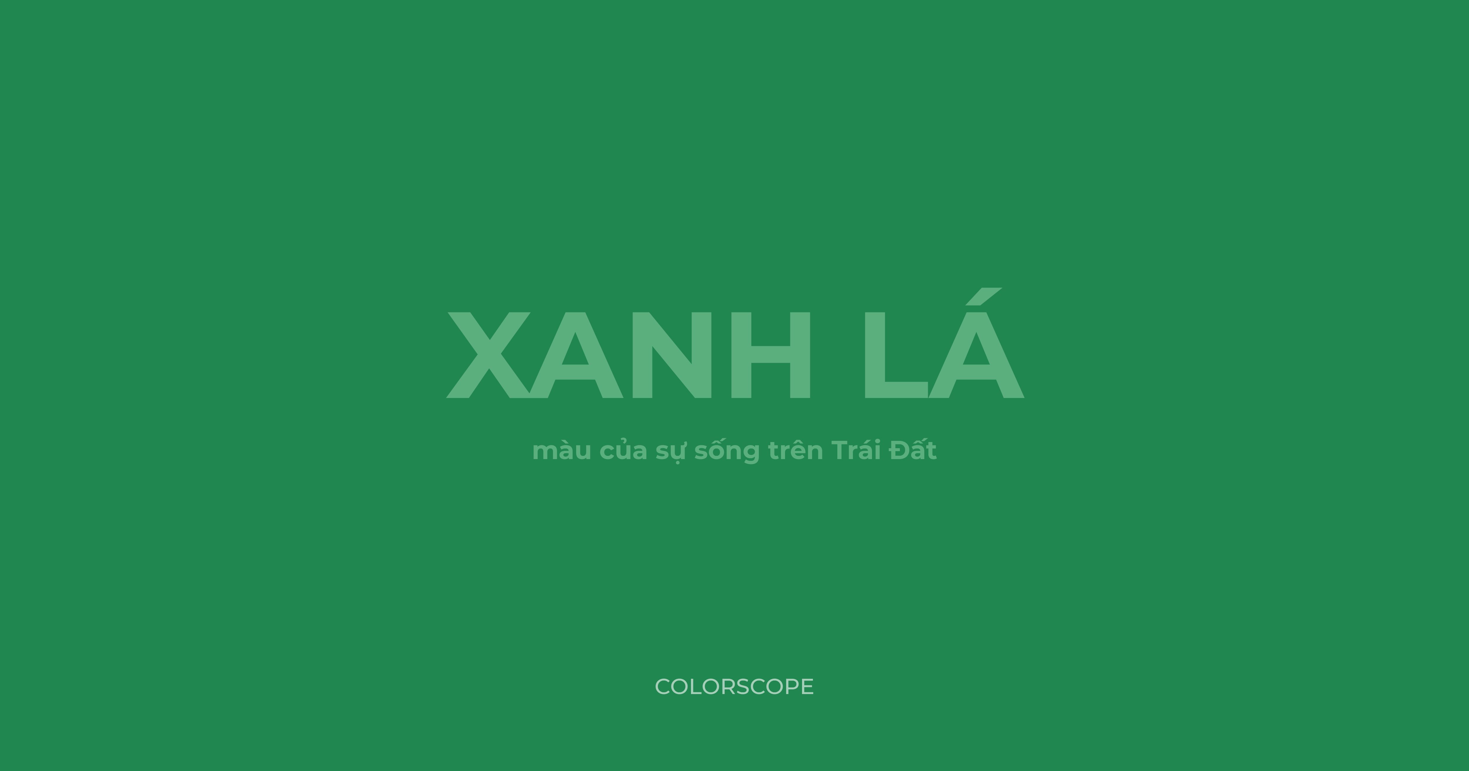 Màu của sự sống trên Trái Đất