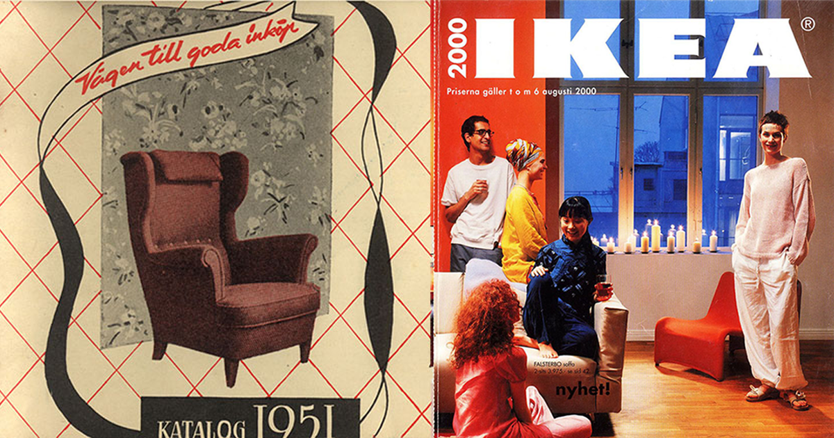 Ngược dòng thời gian để xem lại những mẫu Catalog ấn tượng của IKEA