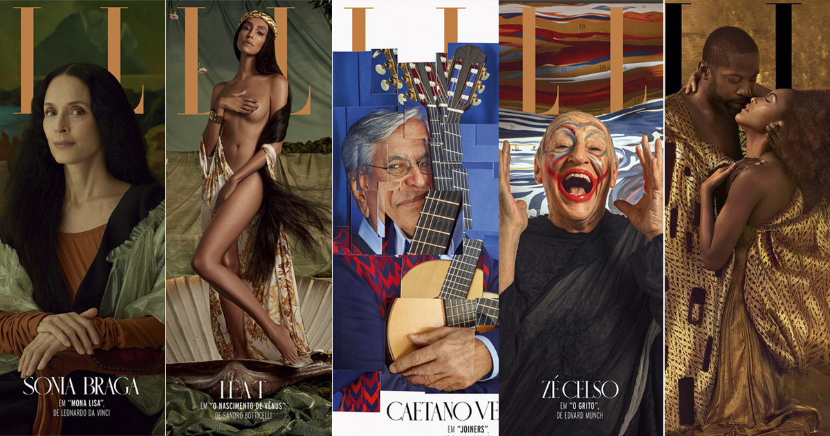 ELLE Brazil tái hiện lại năm tác phẩm kinh điển