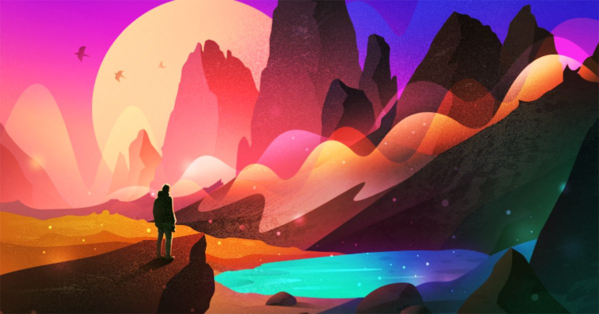 Cảm hứng gradient cho UI