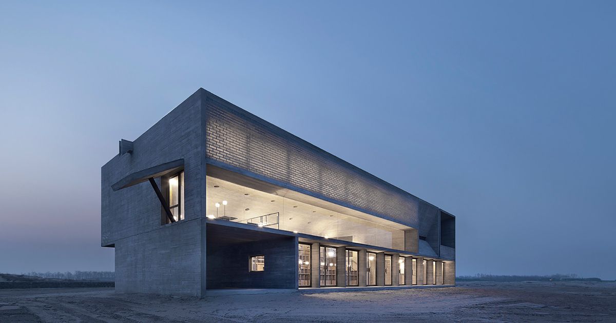 Thư viện bên bờ biển mang lại cảm giác thiền tịnh