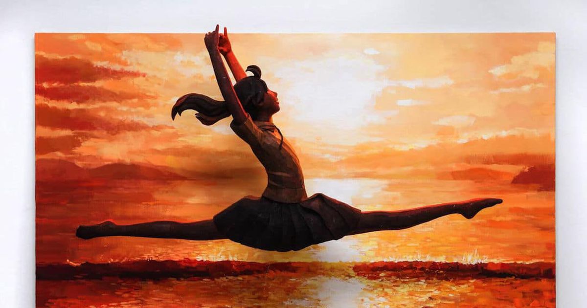 Khi nhân vật trong tranh canvas bước vào thế giới thực
