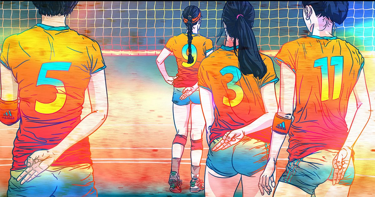 Adidas Three Fingers - Chiến dịch hỗ trợ đội tuyển bóng chuyền tại Olympics
