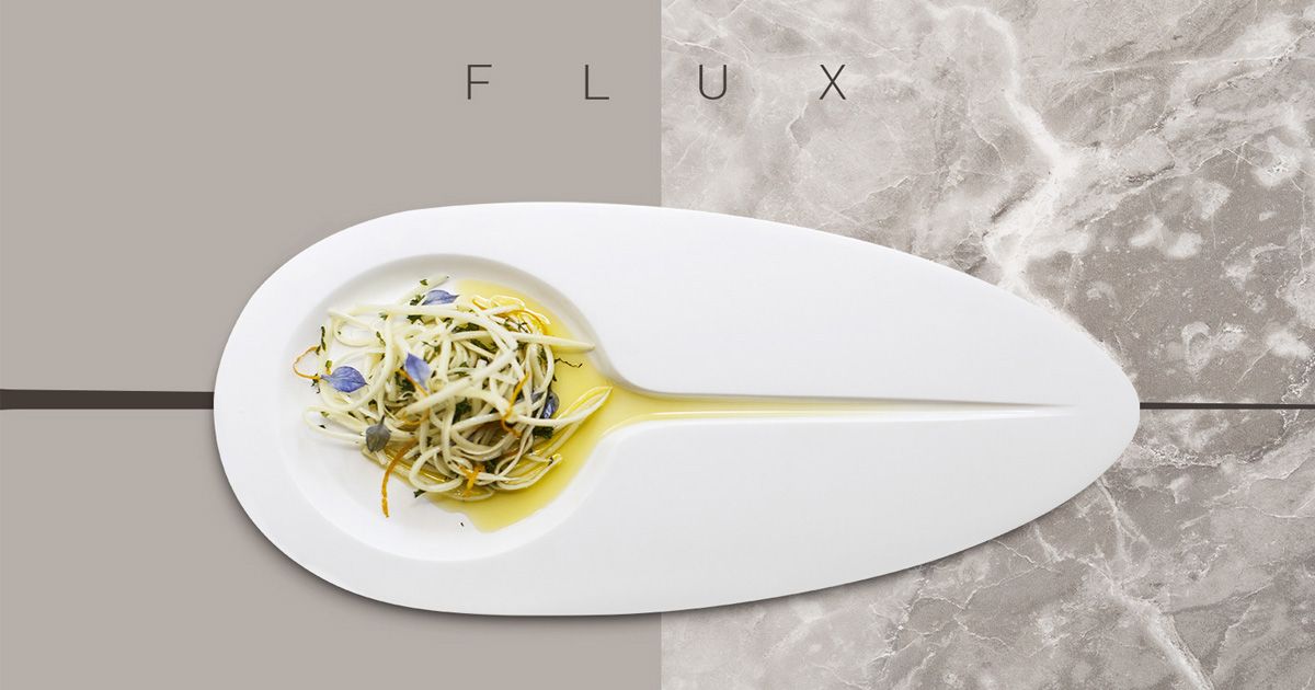Flux - Chiếc đĩa kết hợp 'dòng chảy' thời gian khi thưởng thức ẩm thực