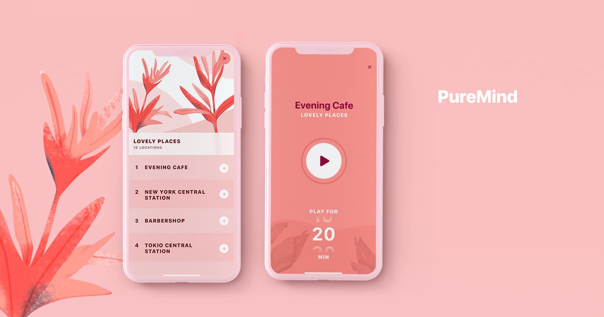 PureMind - Phần mềm hướng dẫn thiền định với thiết kế trang nhã