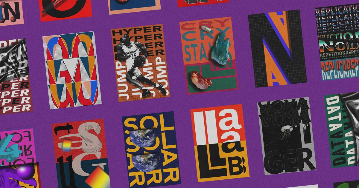 Cảm hứng thiết kế poster retro từ Osheyi Adebayo