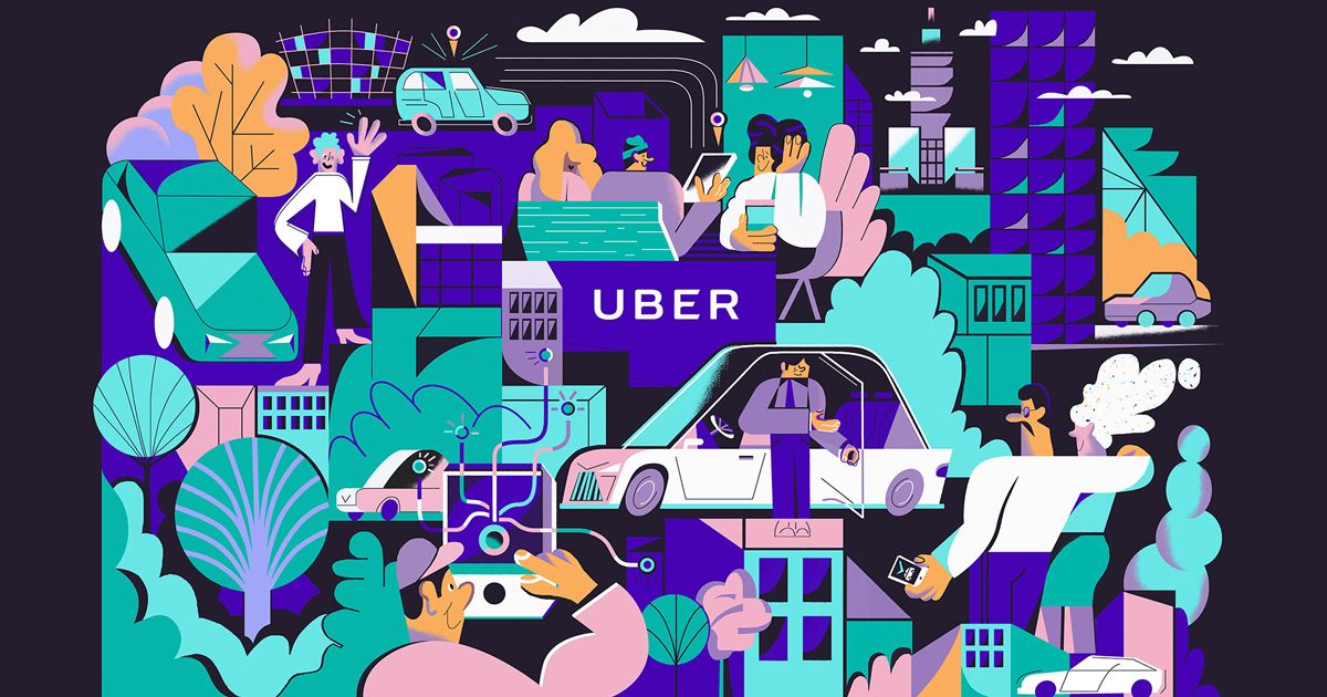 Karol Banach cùng bức tranh tường sống động về đô thị cho Uber
