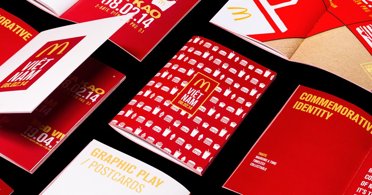 Rice Creative thiết kế bộ nhận diện cho McDonald's nhân dịp ra mắt tại Việt Nam