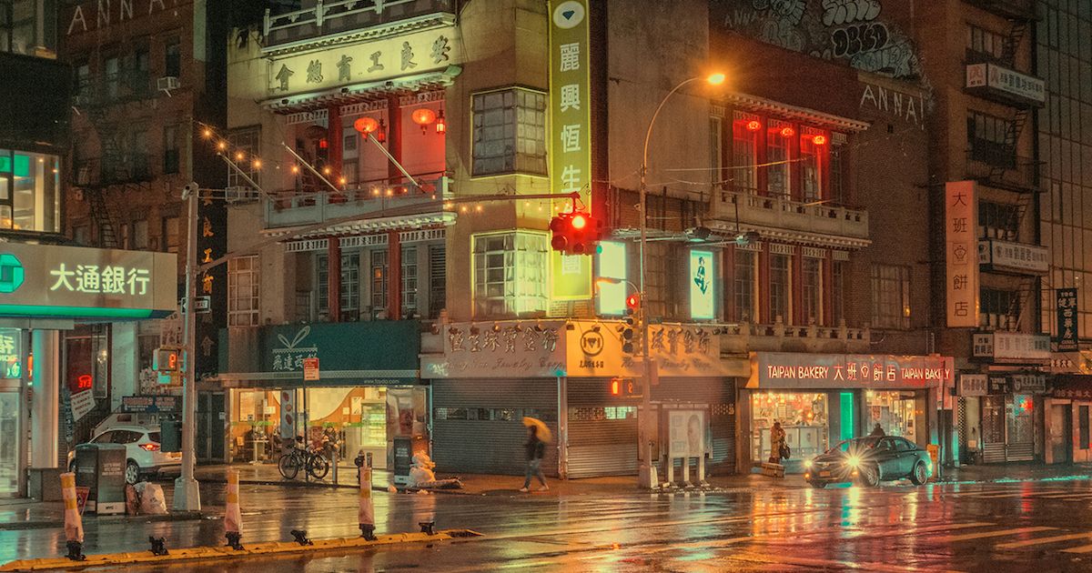 Cùng thăm thú khu phố Tàu New York trong buổi sáng tinh mơ sau cơn mưa