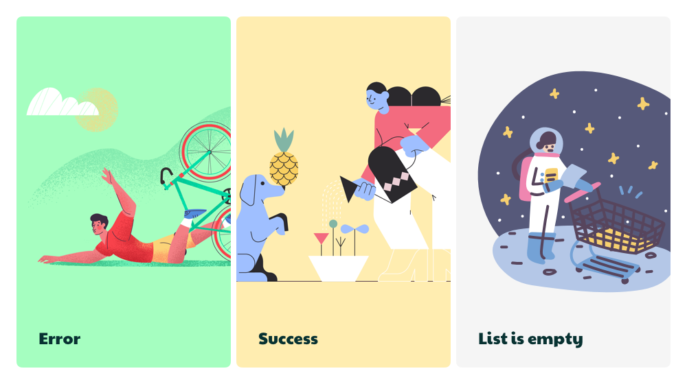 Website cung cấp hình minh họa miễn phí cho UI/UX designers