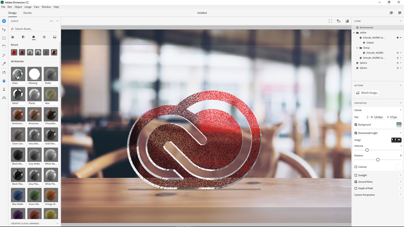 Adobe Dimension – Giải pháp 3D cho người thiết kế đồ họa
