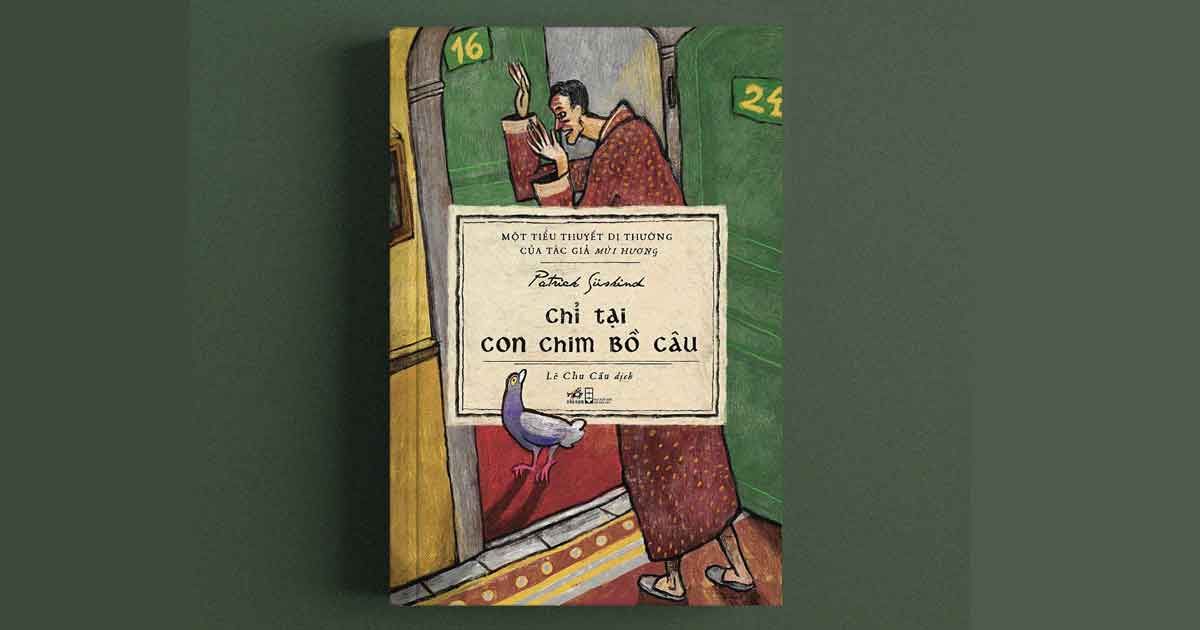Minh hoạ bìa sách "Chỉ tại con chim bồ câu" với nét cọ phóng khoáng của hoạ sỹ Bùi Tâm