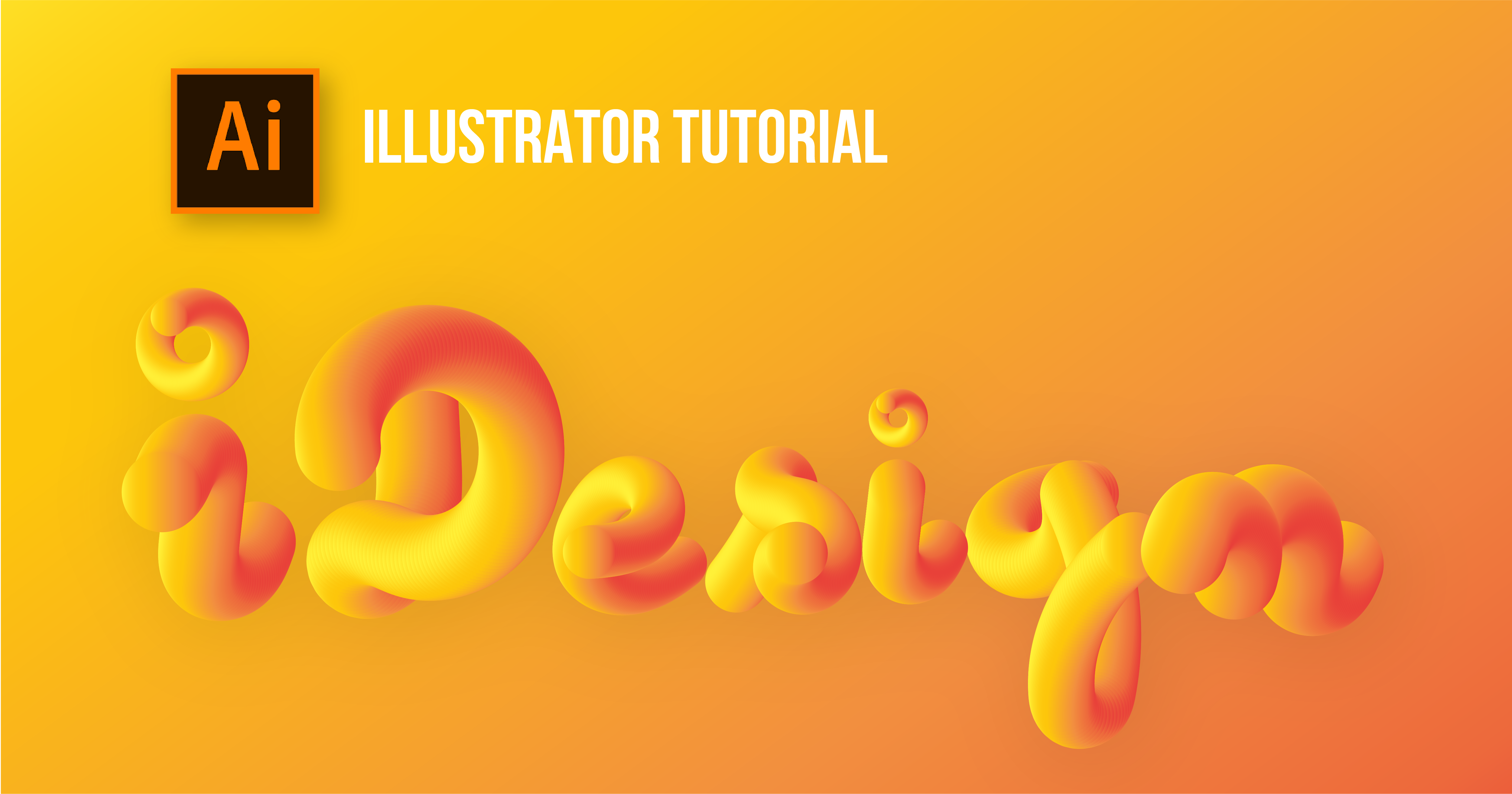 3 Bước tạo hiệu ứng 3D Lettering trong Illustrator