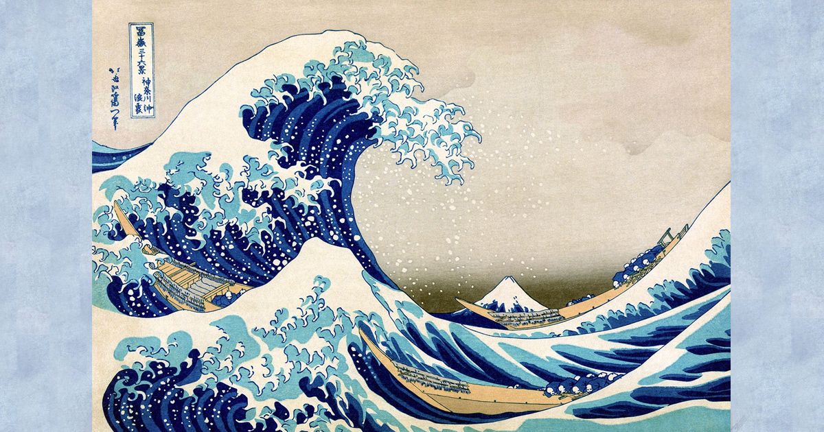 Lịch sử của tác phẩm The Great Wave off Kanagawa