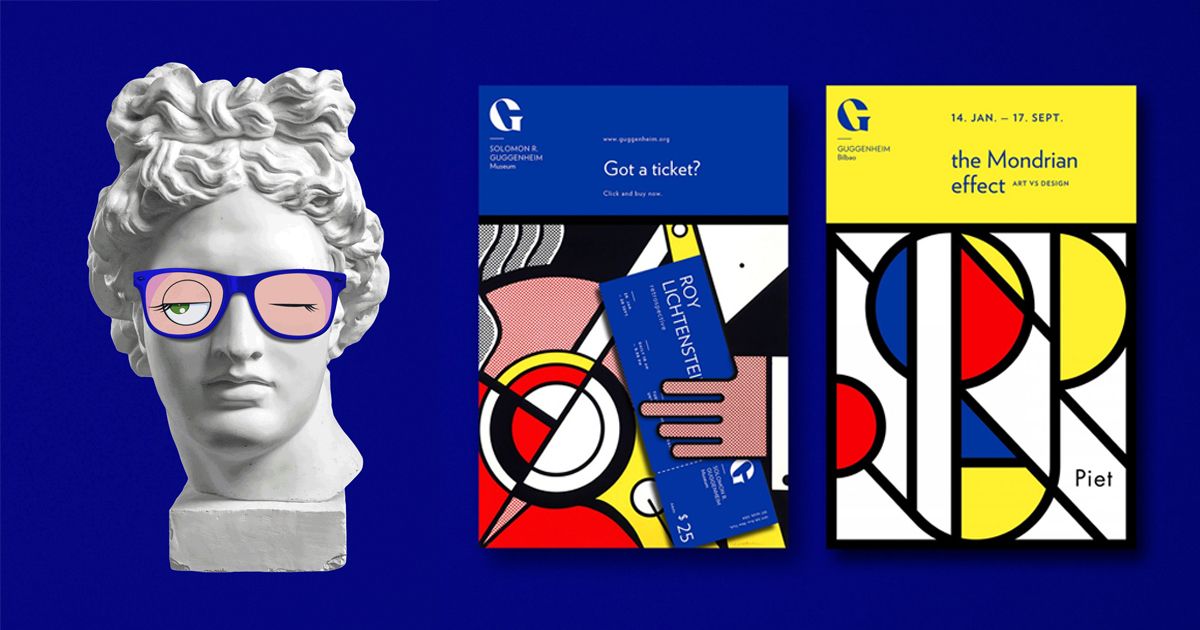 Tái thiết kế nhận diện cho bảo tàng nghệ thuật Guggenheim trứ danh