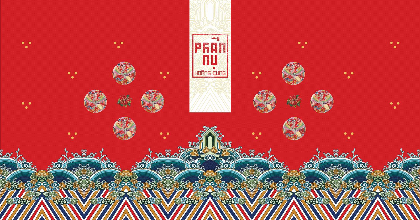 Bao bì Phấn nụ hoàng cung lấy cảm hứng từ phục trang Nhật Bình triều Nguyễn