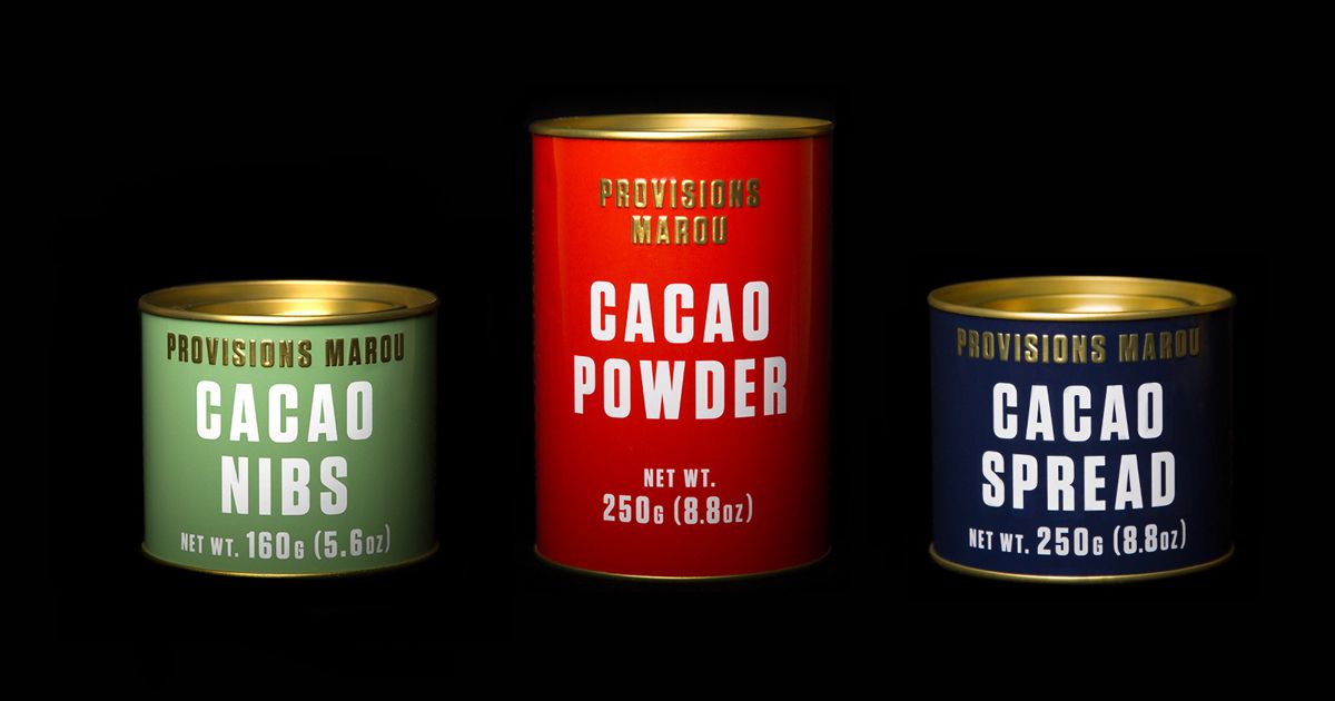 Provisions Marou - Dòng sản phẩm cơ bản trong những hộp thiếc sang trọng