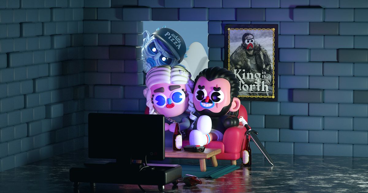 Bộ fan art 3D đáng yêu dành cho Game of Throne mùa 8