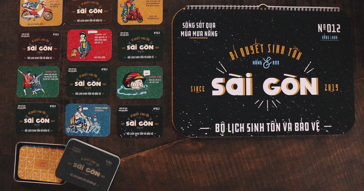 Sài Gòn Calendar: Bí quyết sinh tồn qua mùa mưa nắng